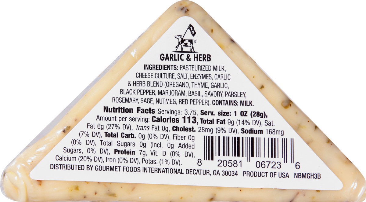 slide 2 of 11, New Bridge Garlic Cheddar, 3.75 oz