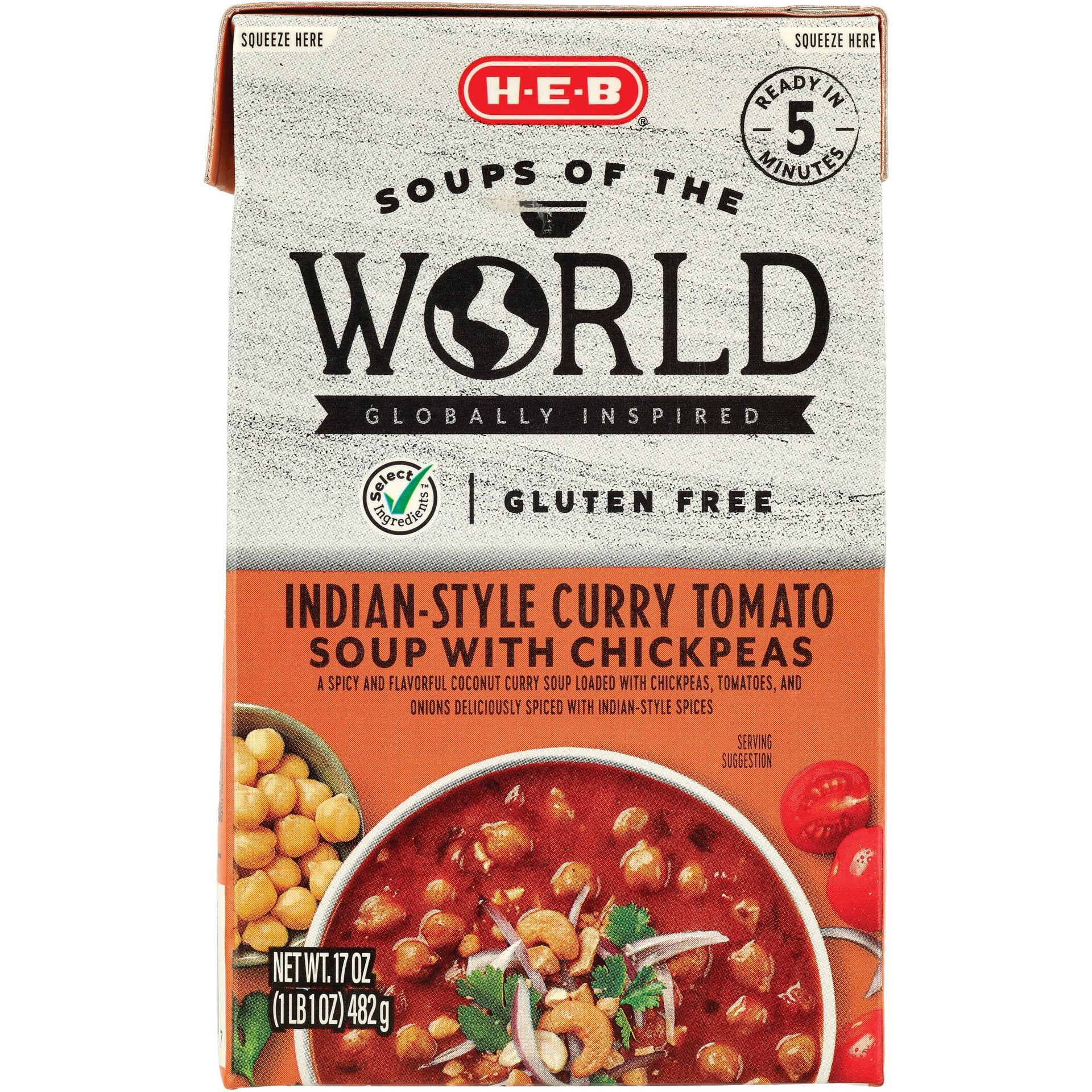 slide 1 of 1, H-B Indian-Style Curry Soup - 17 oz, 17 oz