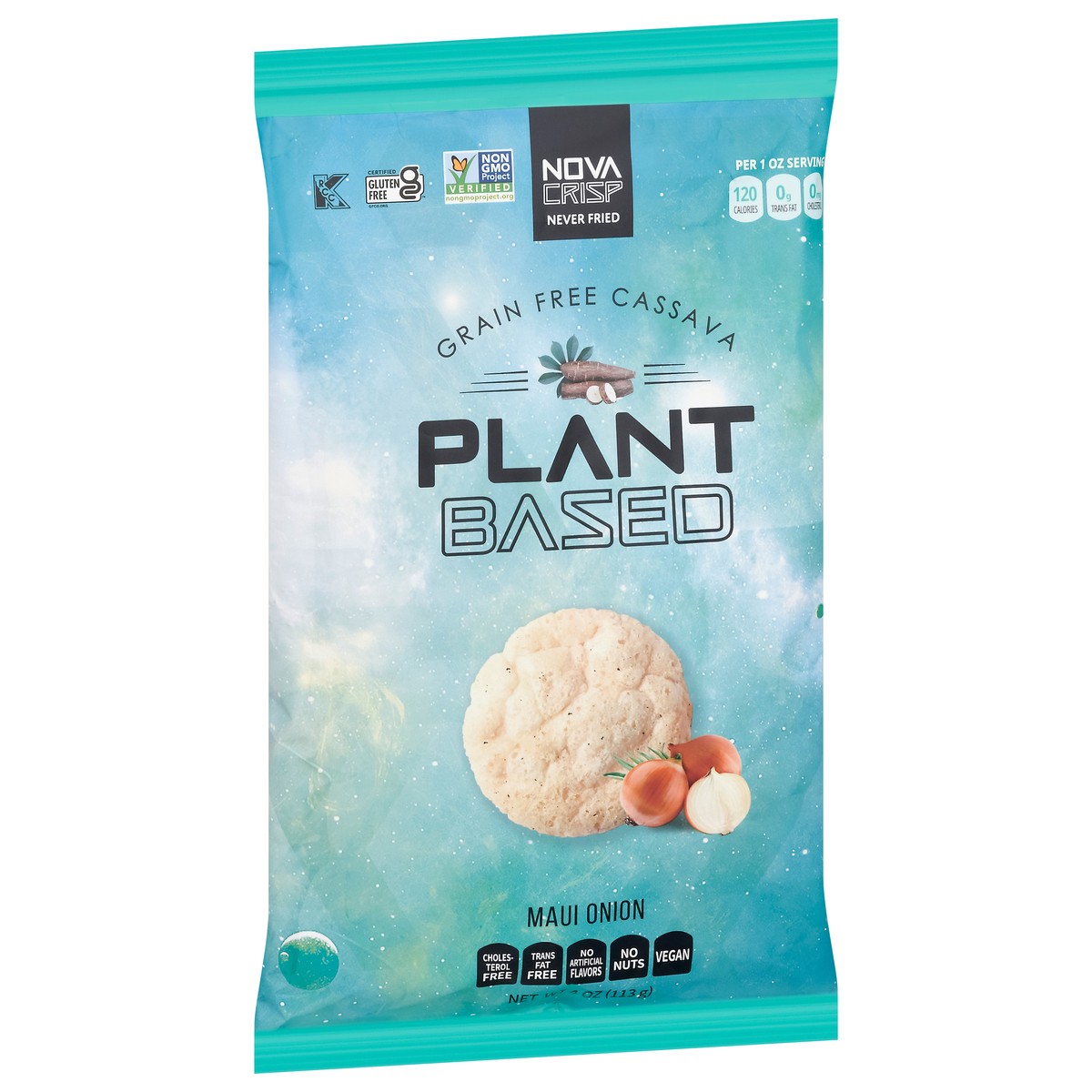 slide 8 of 14, Novacrisp Grain Free Maui Onion Cassava 4 oz, 4 oz