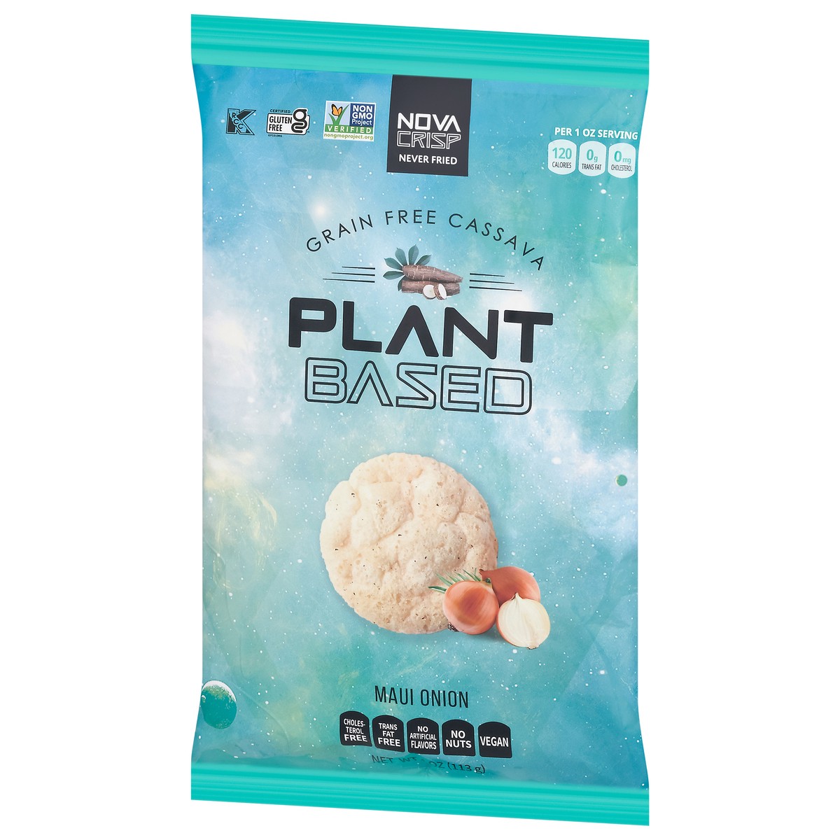 slide 9 of 14, Novacrisp Grain Free Maui Onion Cassava 4 oz, 4 oz