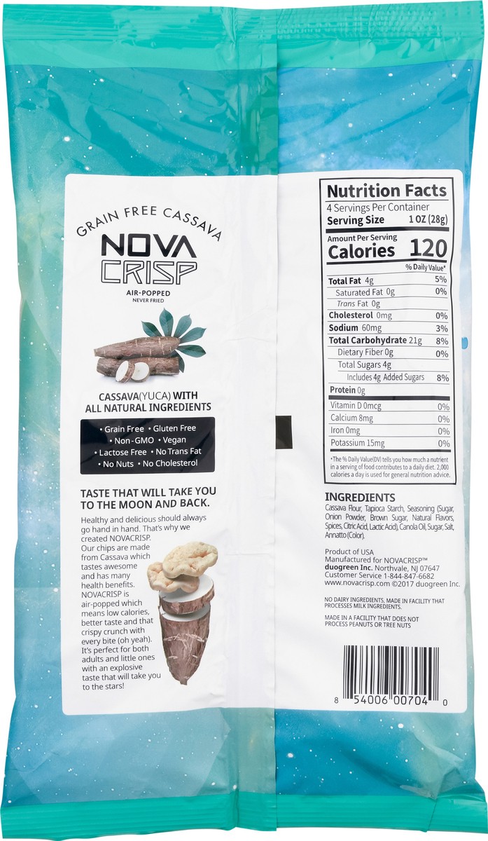 slide 5 of 14, Novacrisp Grain Free Maui Onion Cassava 4 oz, 4 oz