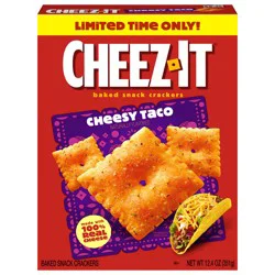 Cheez It Crackers Cheesy Taco 12.4 Oz