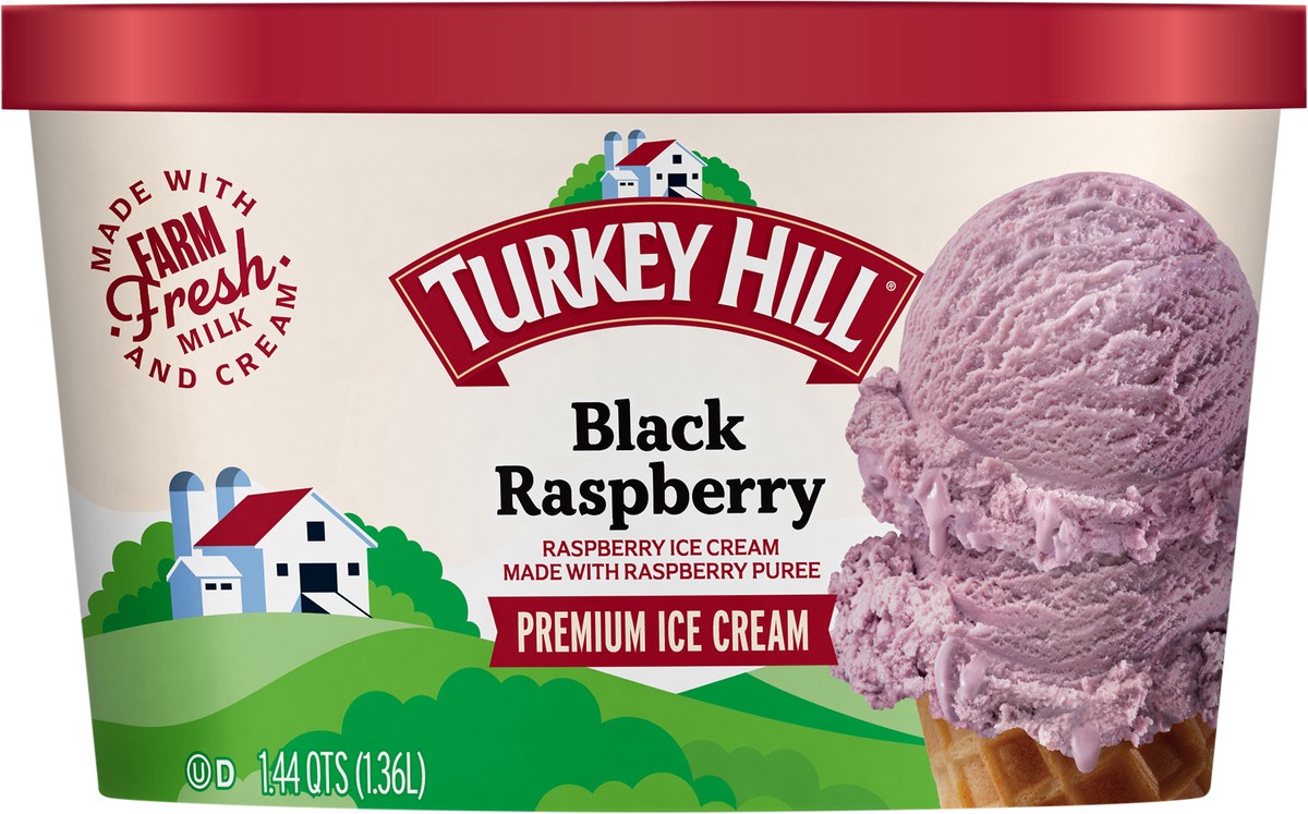 slide 2 of 2, Turkey Hill Black Raspberry, 1.44 qt