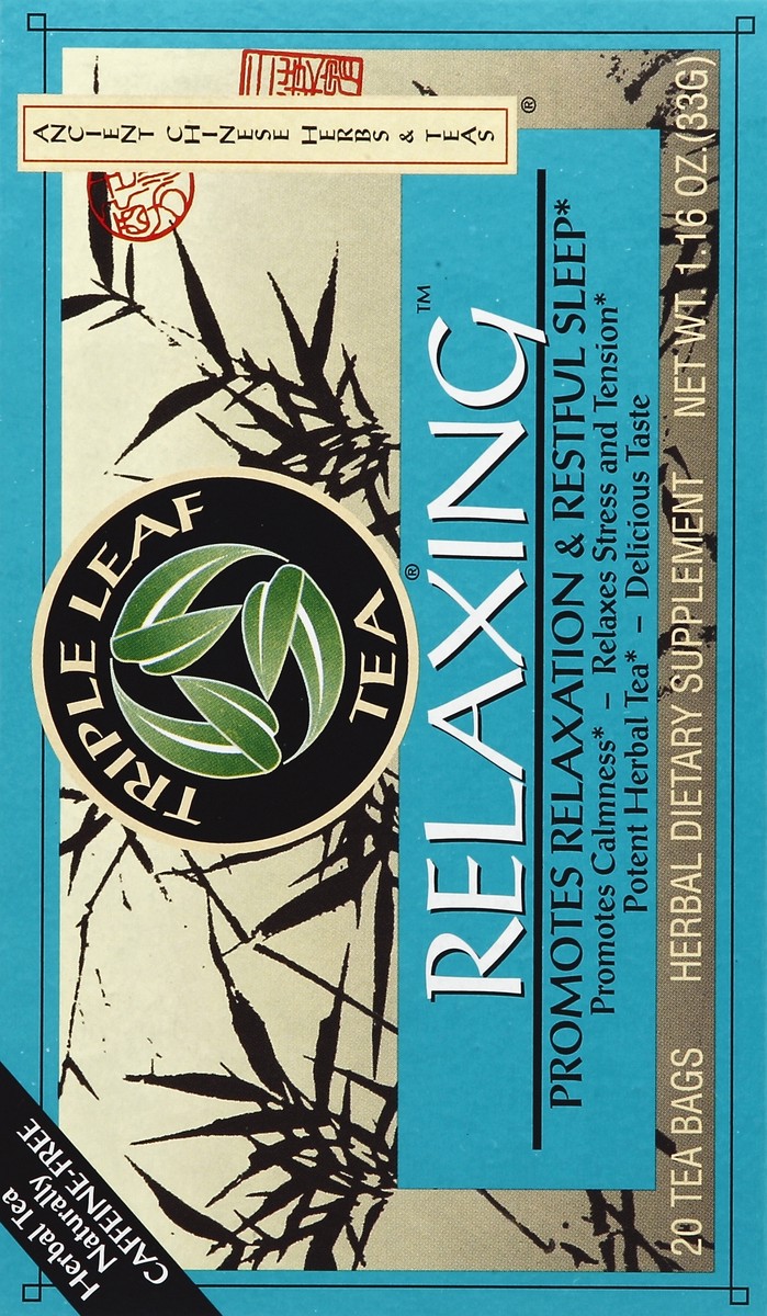 slide 5 of 5, NON BRAND Triple Leaf Potent Herbal Tea Relaxing 20Ct, 1 ct