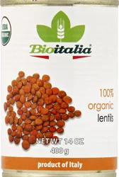 BioItalia Lentils 14 oz