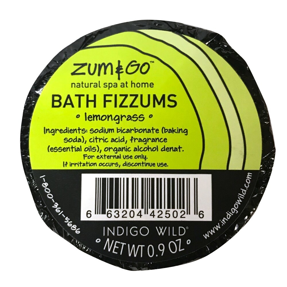 slide 1 of 1, Zum Bath FizZums Lemongrass, 0.89999998 oz