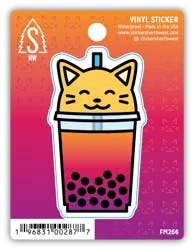 Stickers Northwest Cat Boba Vinyl Sticker