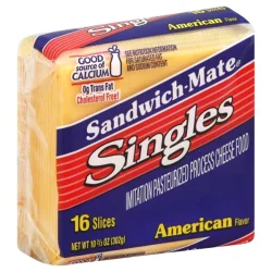 Sandwich-Mate Singles American Cheese 16 ct Pack