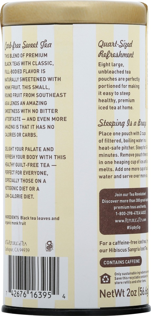 slide 4 of 9, The Republic of Tea Black Sweet Tea - 2 oz, 2 oz