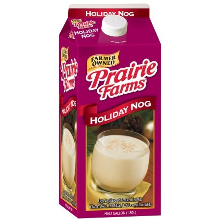 slide 1 of 1, Prairie Farms Holiday Nog Half Gallon, 64 oz