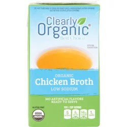 Clearly Organic Low Sodium Chicken Broth