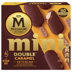 Magnum Mini Ice Cream Bars Double Caramel, 11.1 oz, 6 Count
