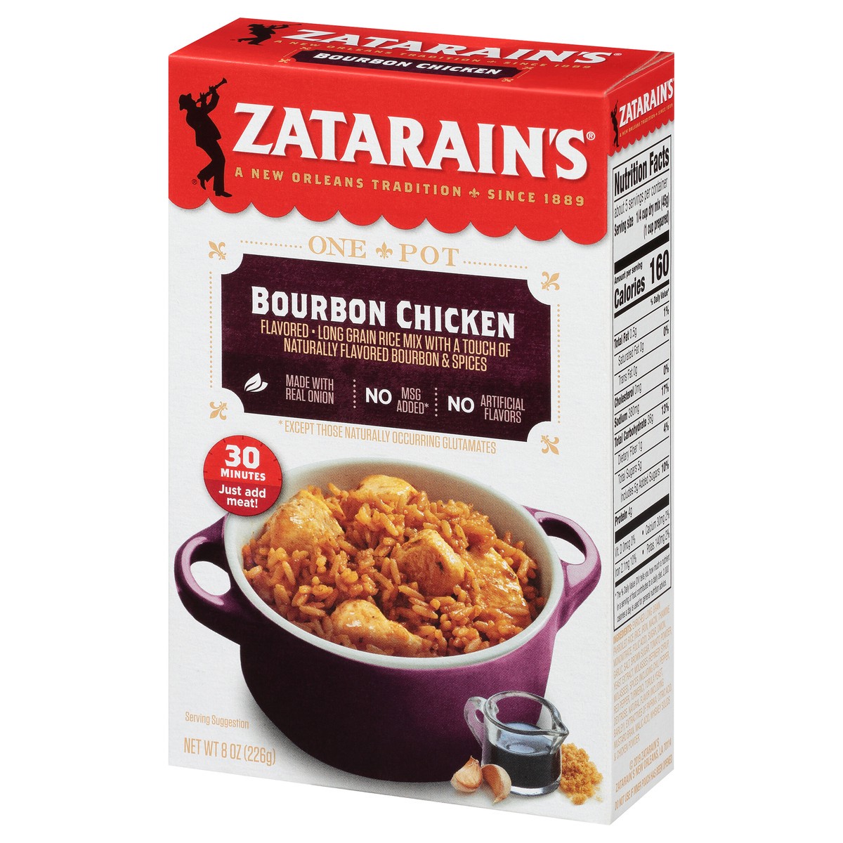 slide 7 of 9, Zatarain's Bourbon Chicken Rice, 8 oz