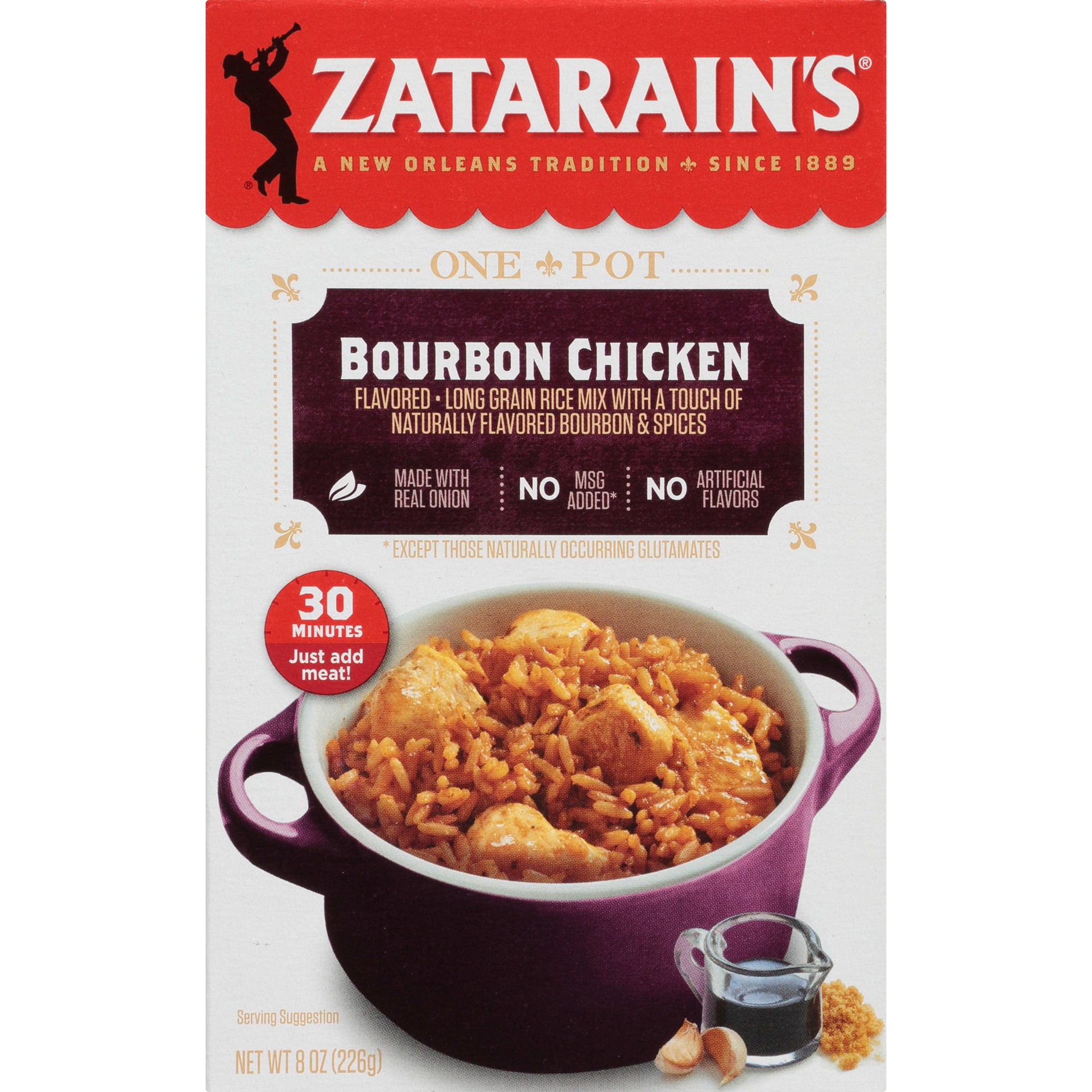 slide 1 of 9, Zatarain's Bourbon Chicken Rice, 8 oz