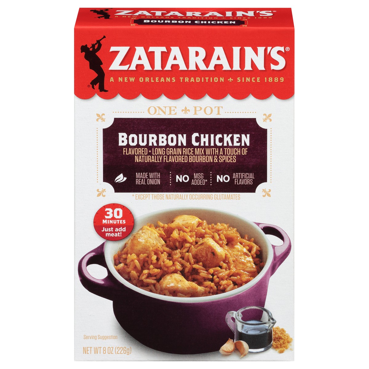 slide 1 of 9, Zatarain's Bourbon Chicken Rice, 8 oz