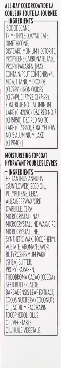 slide 9 of 12, Covergirl Outlast All-Day Ripe Peach 110 Moisturizing Lip Color & Top Coat 1 ea, 1 ct