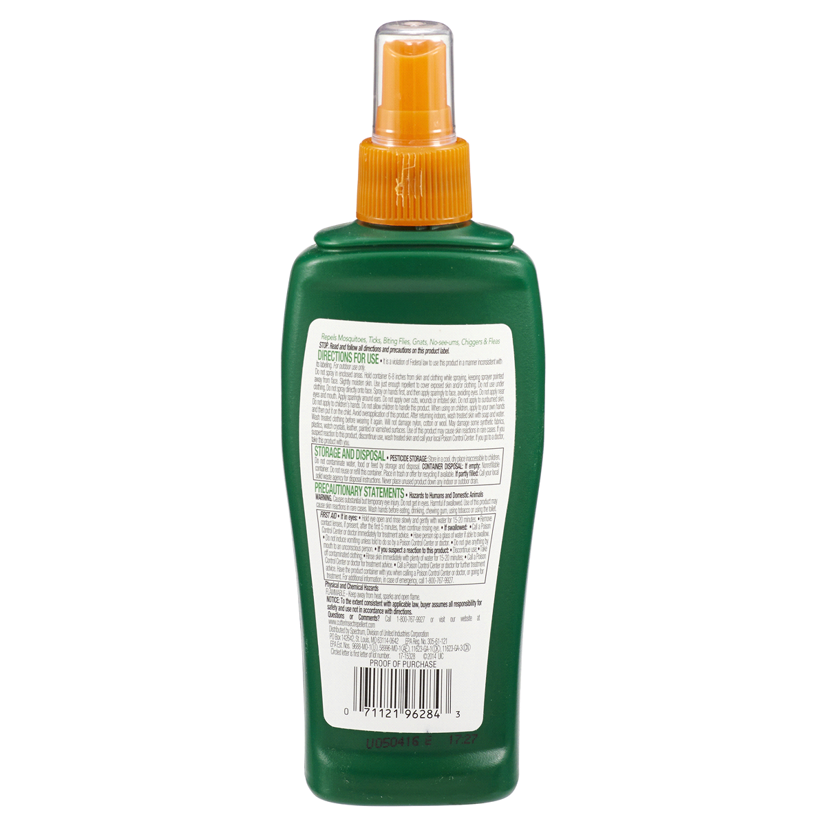 slide 2 of 2, Cutter Backwoods Insect Repellent Unscented Pump Spray, 6 oz