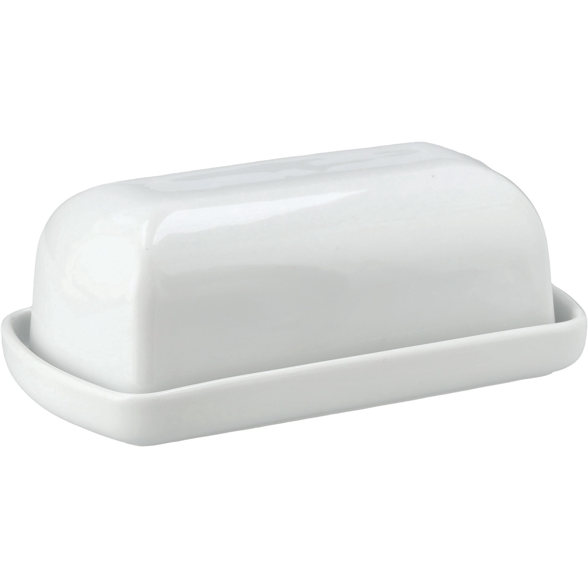 slide 1 of 1, our goods Porcelain Butter Dish, 7.3ftft