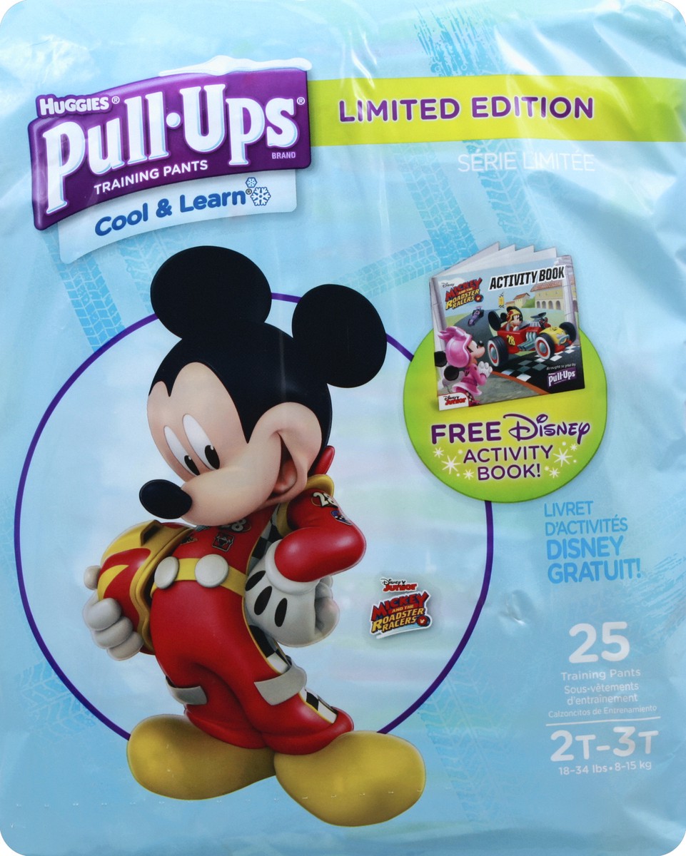 slide 4 of 5, Huggies Pull-Ups Cool & Learn 2T-3T Boys Training Pants, 25 ct