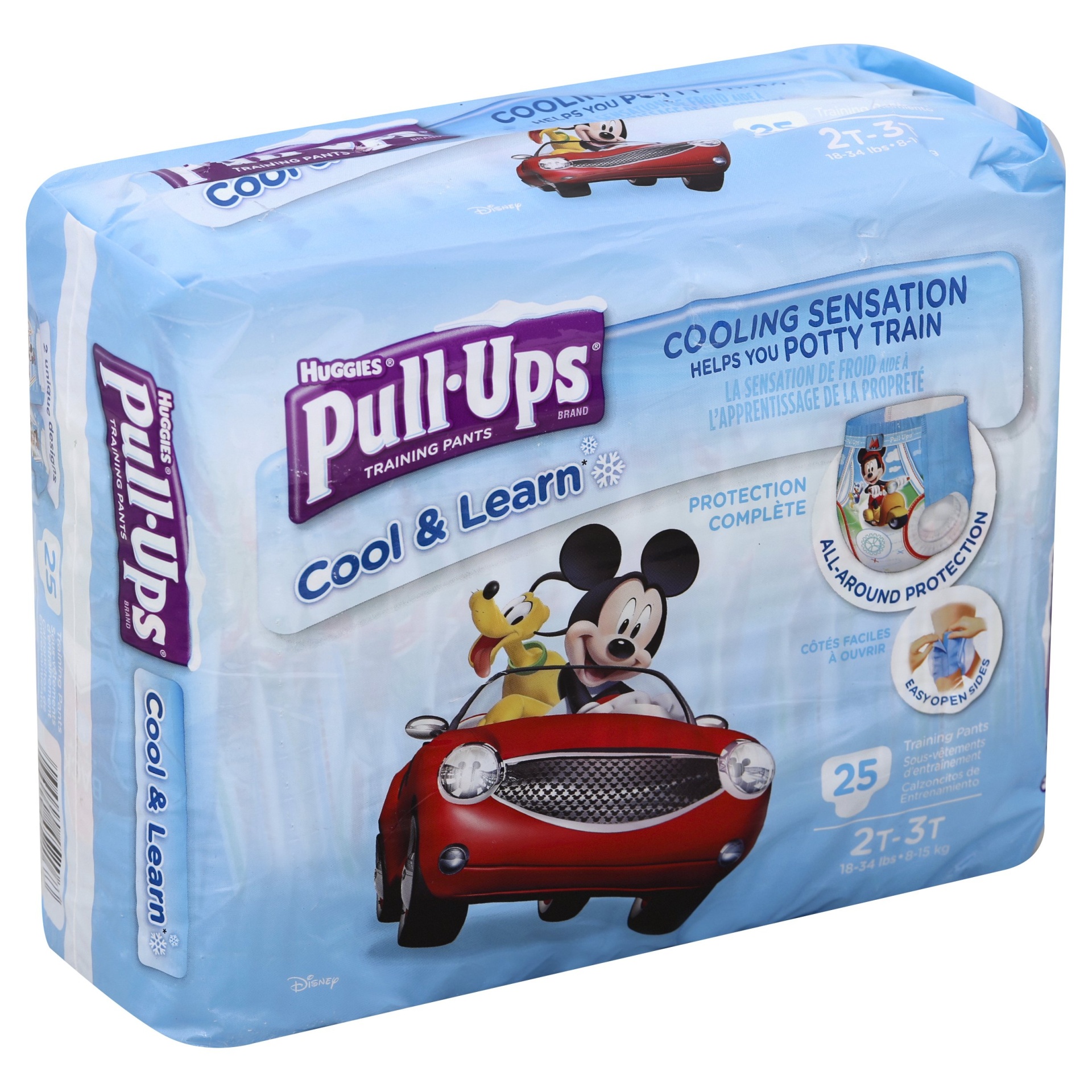 slide 1 of 5, Huggies Pull-Ups Cool & Learn 2T-3T Boys Training Pants, 25 ct