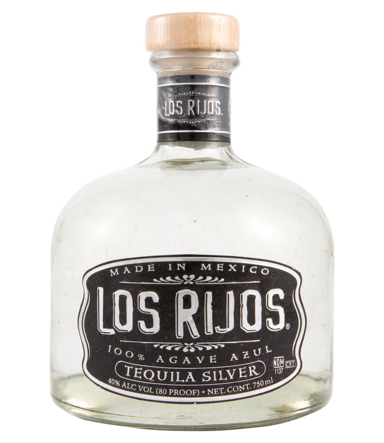 slide 1 of 1, Los Rijos Tequila Silver, 750 ml