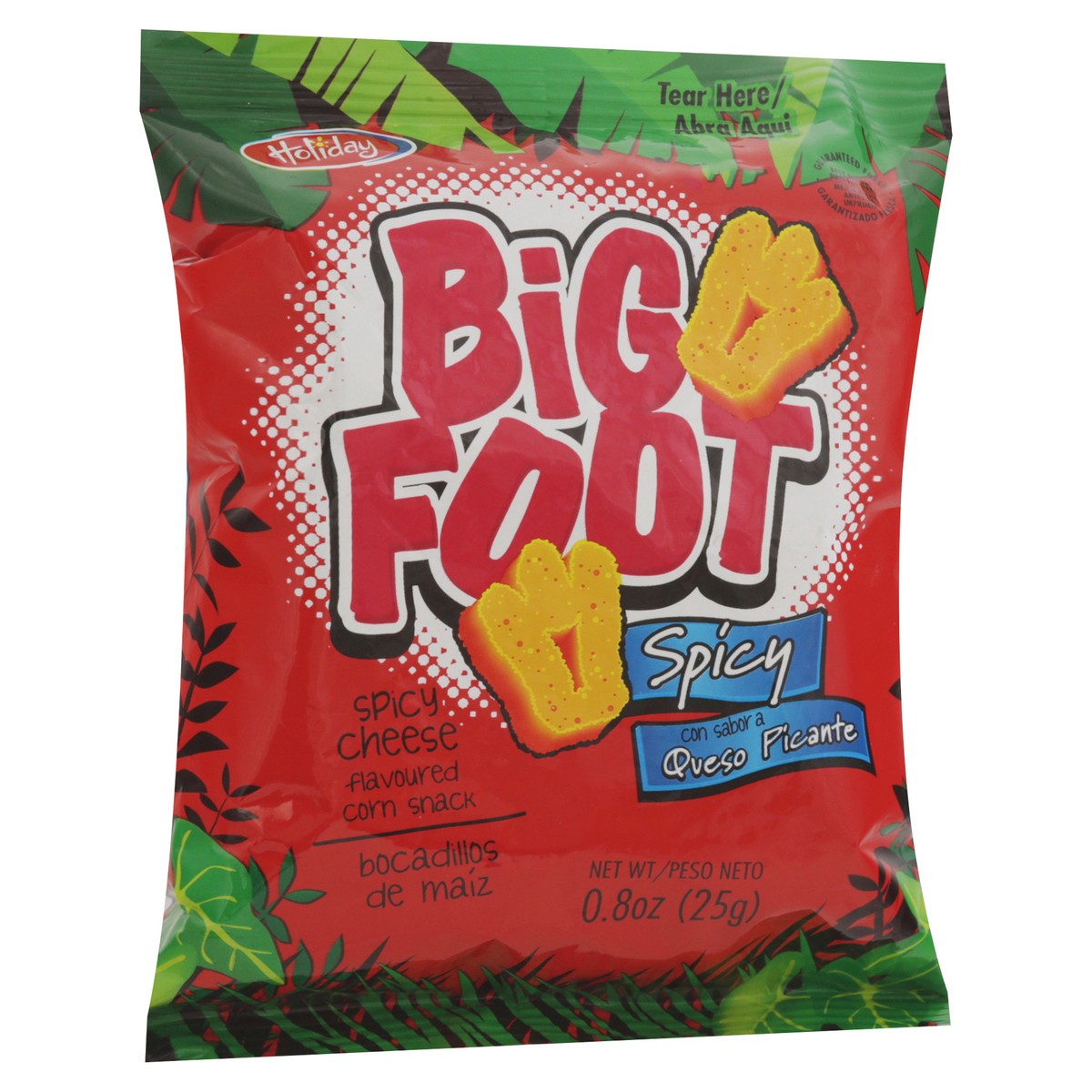 slide 12 of 13, Bigfoot Spicy Cheese Flavoured Corn Snack 0.8 oz, 0.8 oz