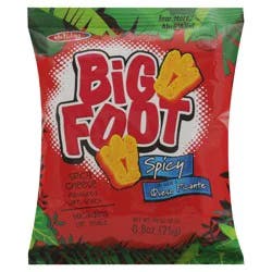 Bigfoot Spicy Cheese Flavoured Corn Snack 0.8 oz