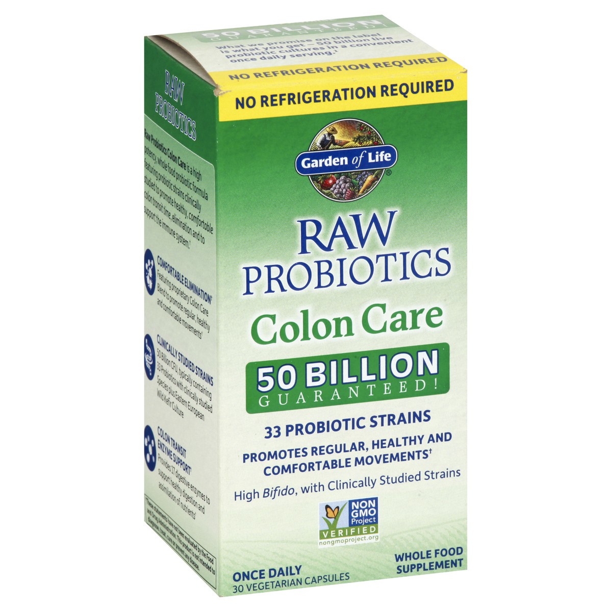 slide 2 of 9, Garden of Life Raw Probiotics Colon Care, 30 ct