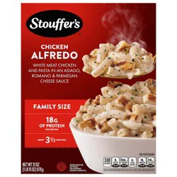 Stouffer's Chicken Alfredo Pasta, Family Size, Frozen Chicken Pasta, Frozen Dinners