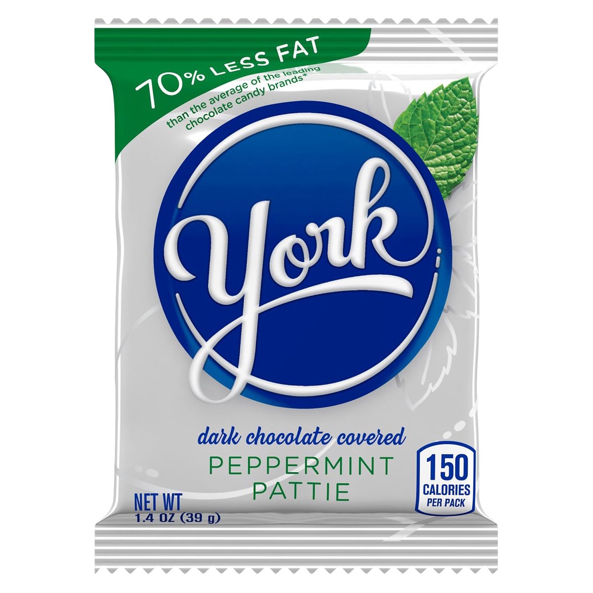 slide 6 of 6, YORK Dark Chocolate Peppermint Patties, Candy Pack, 1.4 oz, 1.4 oz