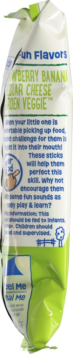 slide 2 of 14, Earth's Best Organic Ages 6M+ Crunchy Sticks Garden Veggie Teething Snack 0.56 oz, 0.56 oz