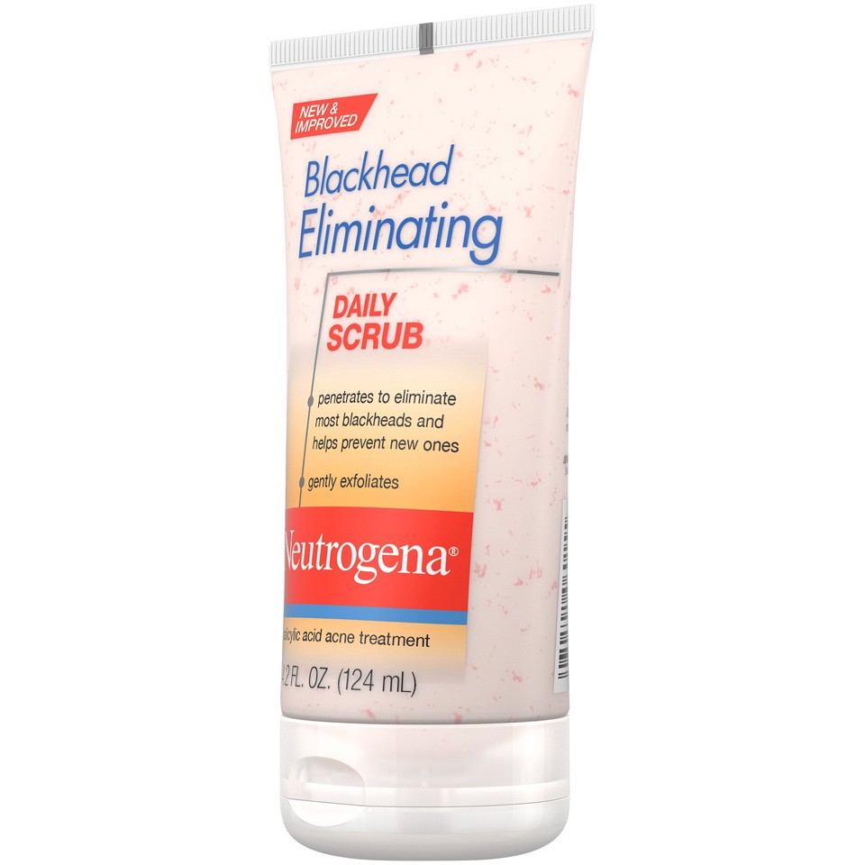 slide 2 of 6, Neutrogena Blackhead Eliminating Daily Facial Scrub With Salicylic Acid Acne Medicine, Exfoliating Face Wash for Blackheads, 4.2 oz, 4.2 fl oz