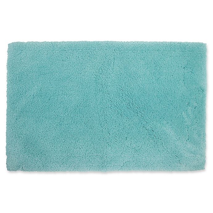 slide 1 of 1, Wamsutta Ultimate Plush Bath Rug - Aqua, 24 in x 40 in