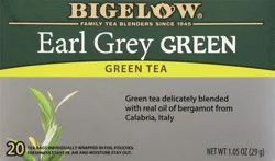 Bigelow Green Tea, Earl Grey Green, Tea Bags