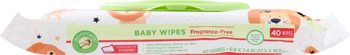 slide 1 of 9, Comforts Baby Wipes 40 ea, 40 ct