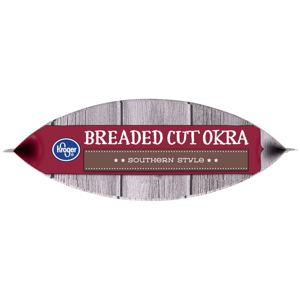 slide 6 of 6, Kroger Breaded Cut Okra, 12 oz