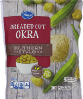 slide 1 of 6, Kroger Breaded Cut Okra, 12 oz