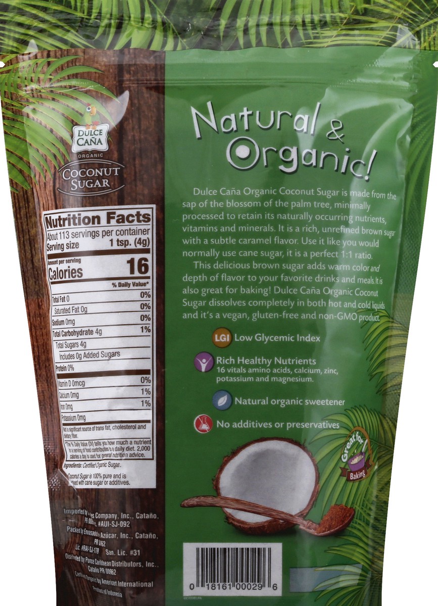 slide 6 of 6, Dulce Caña Coconut Sugar 1 lb, 1 lb