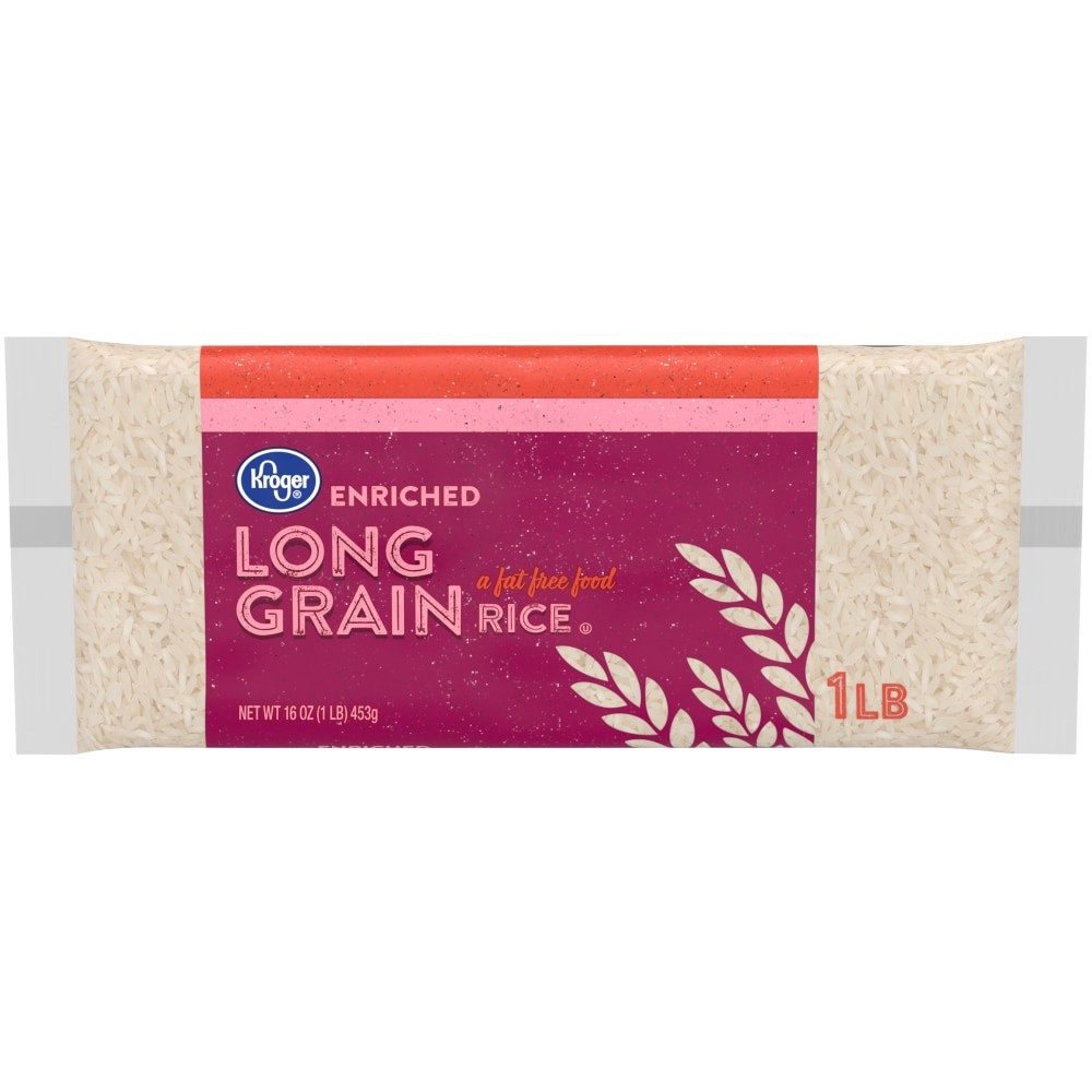 slide 3 of 3, Kroger Enriched Long Grain Rice, 16 oz