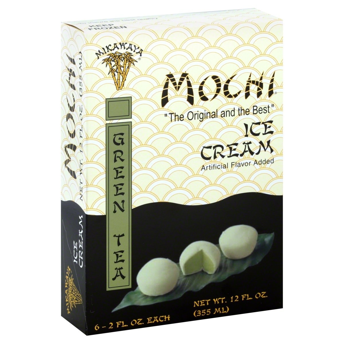 slide 1 of 1, Mikawaya Mochi Ice Cream Green Tea, 6 ct; 1.5 oz