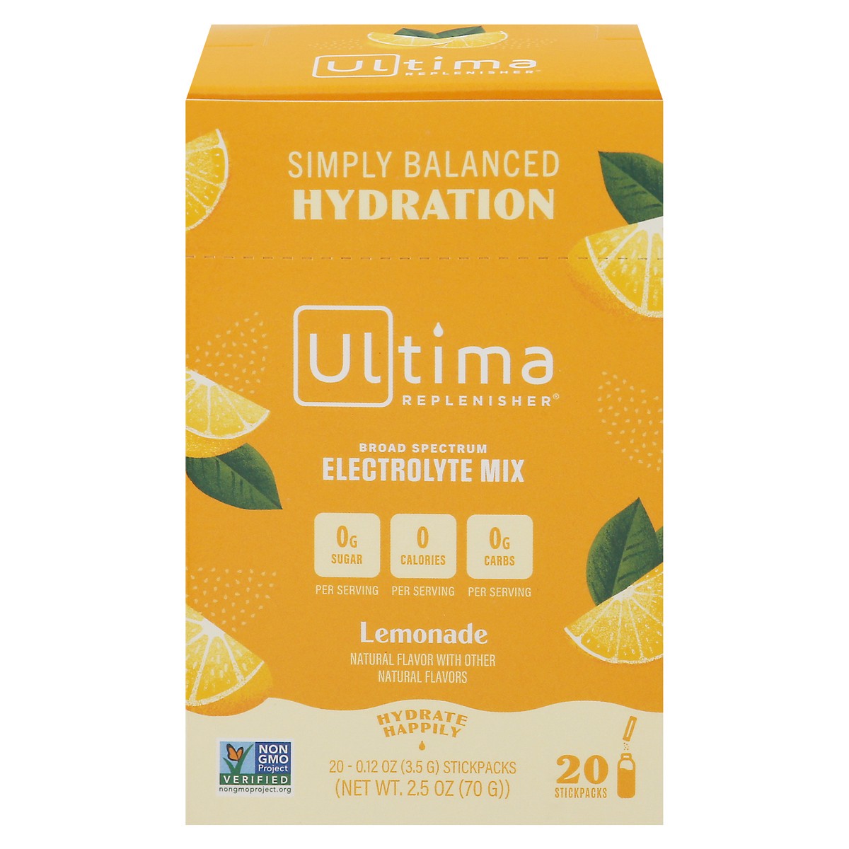 slide 1 of 1, Ultima Replenisher Lemonade Electrolyte Drink Mix, 70 gram