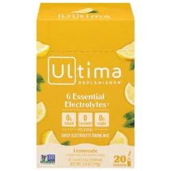 Ultima Replenisher Daily Lemonade Electrolyte Drink Mix - 20 x 0.13 oz Stick Packs