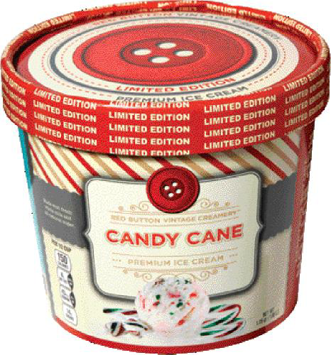 slide 1 of 1, Red Button Creamery Peppermint Ic, 56 oz