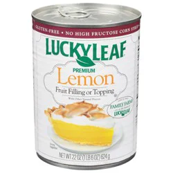 Lucky Leaf Premium Lemon Fruit Filling or Topping 22 oz