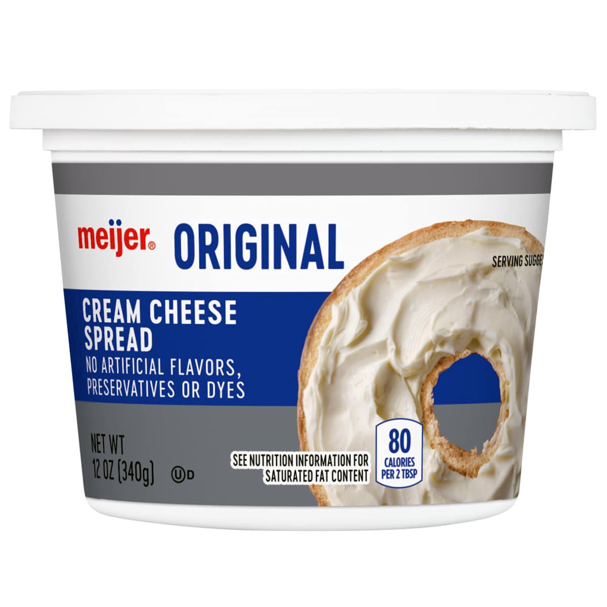 slide 1 of 17, Meijer Soft Cream Cheese, 12 oz