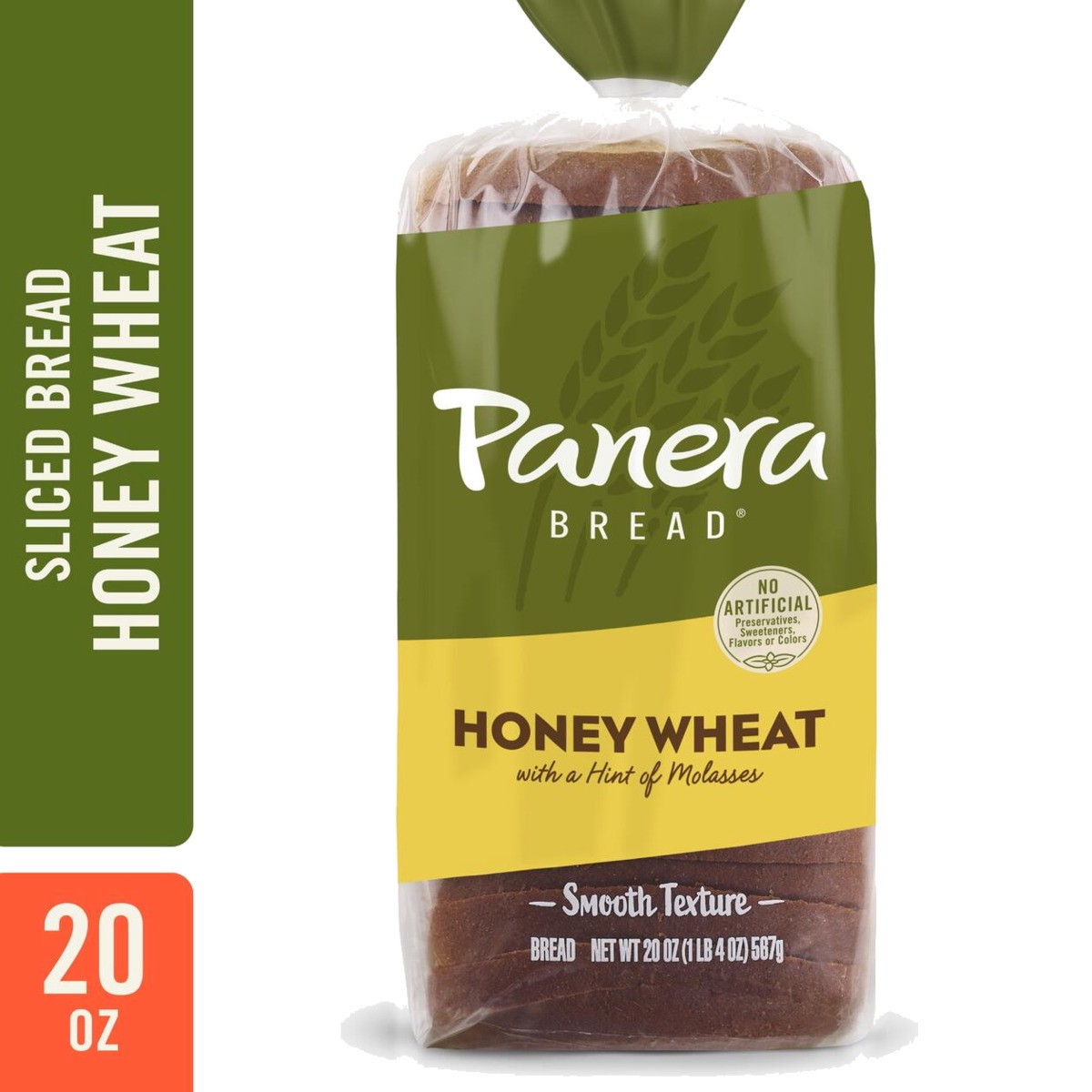 slide 1 of 9, Panera Bread Honey Wheat Sliced Bread, 20 oz