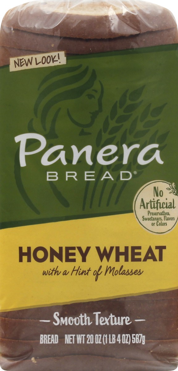 slide 9 of 9, Panera Bread Honey Wheat Sliced Bread, 20 oz