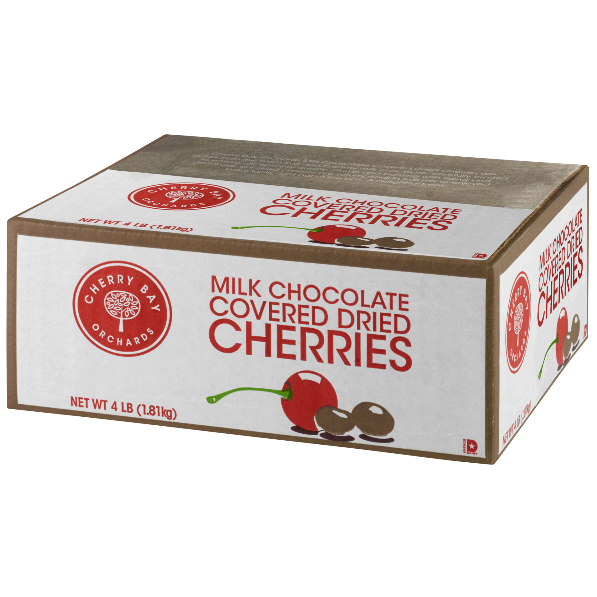 slide 1 of 1, Cherry Bay Orchards Shoreline Fruit Cherry Bay Orchards Milk Chocolate Covered Dried Cherries, 4 lb