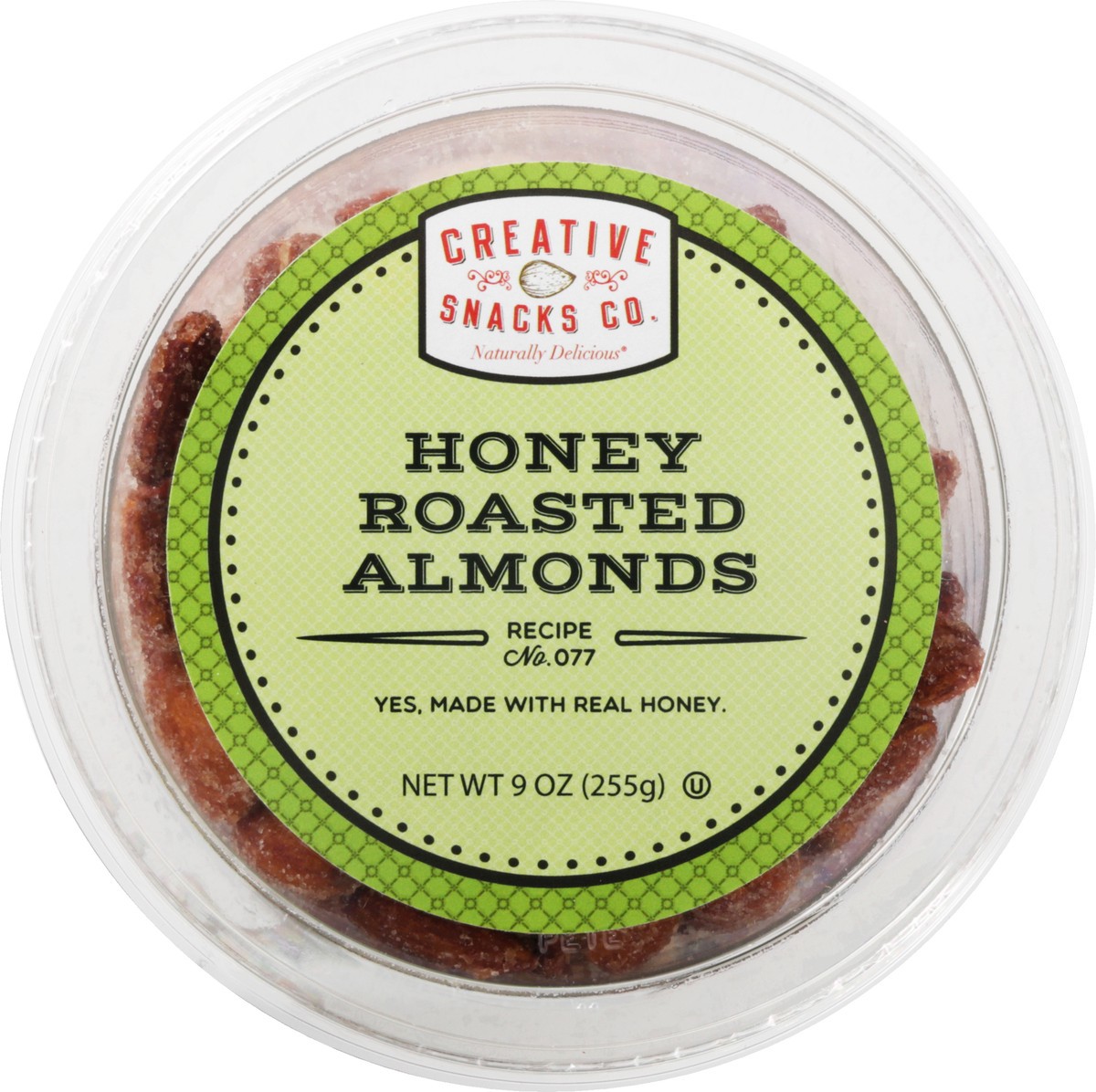 slide 4 of 8, Creative Snacks Honey Roasted Almonds, 1 ct