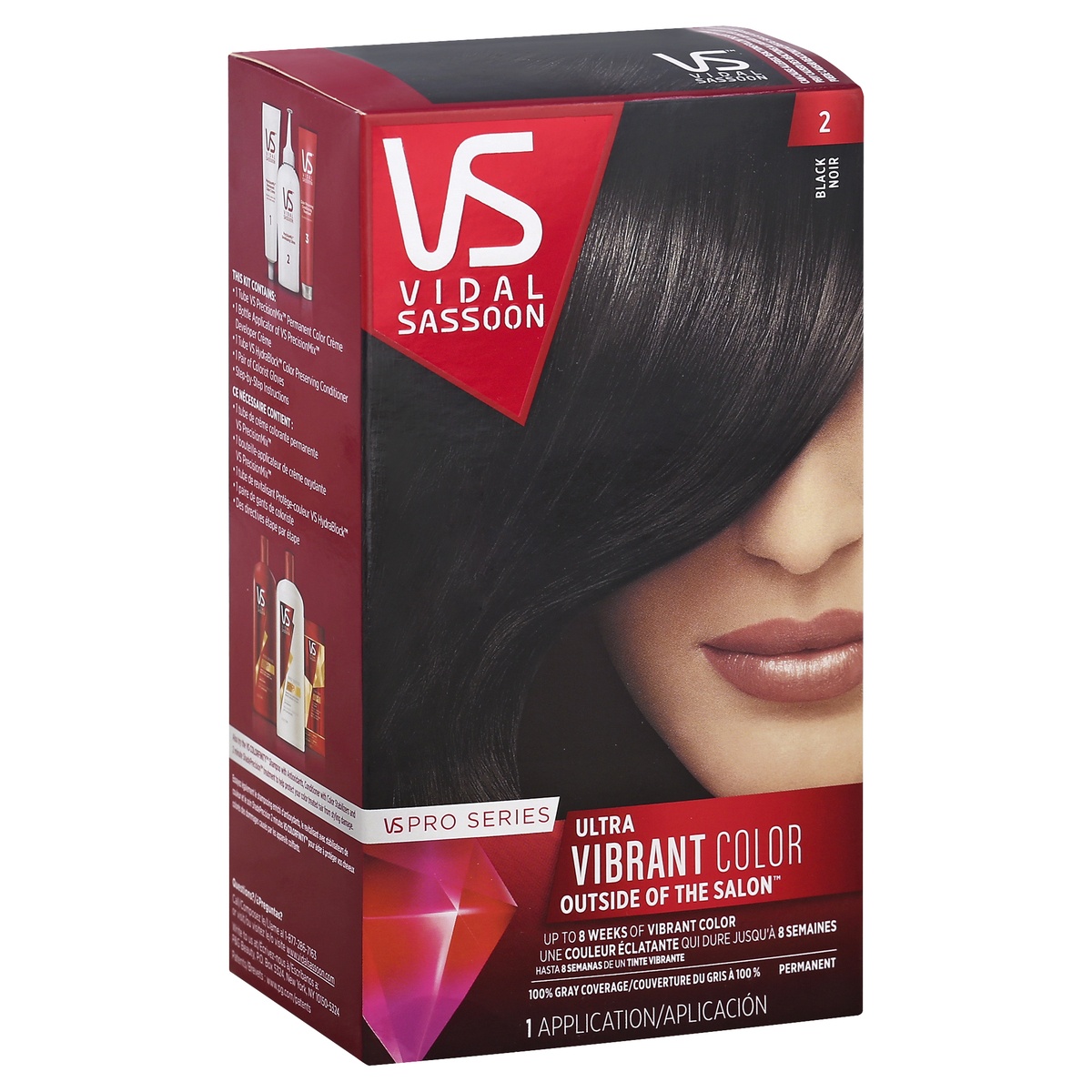 slide 1 of 1, Vidal Sassoon Hair Color, 1 ct